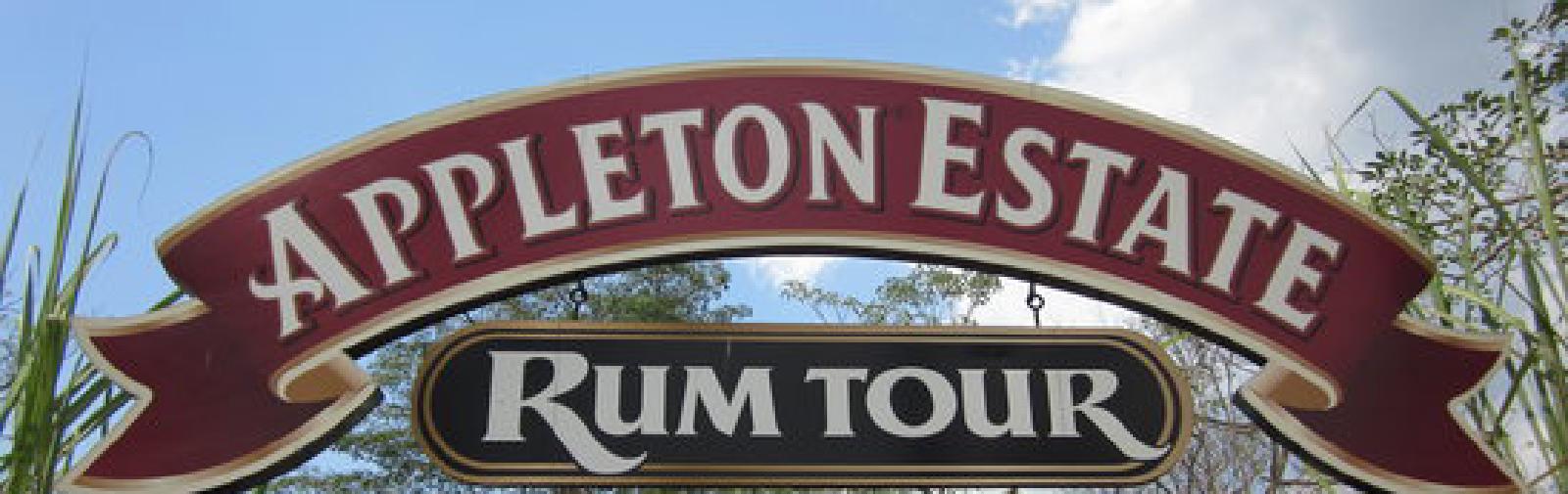 Appleton rum factory sign.